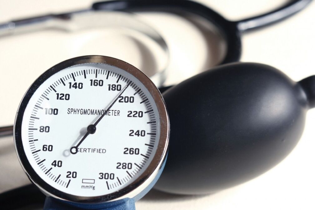 Indication of high blood pressure